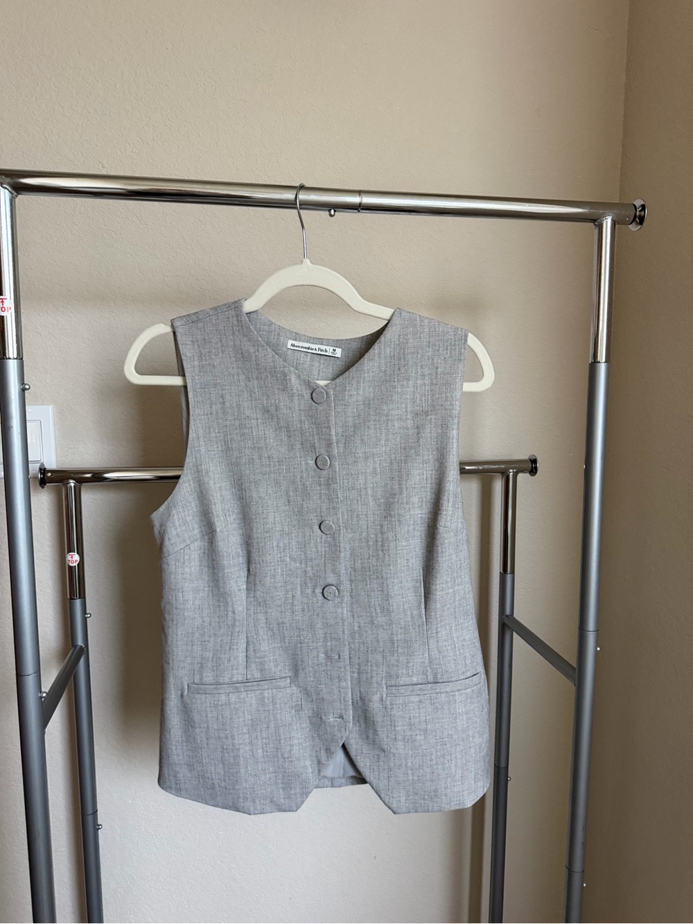 Button Front Vest
